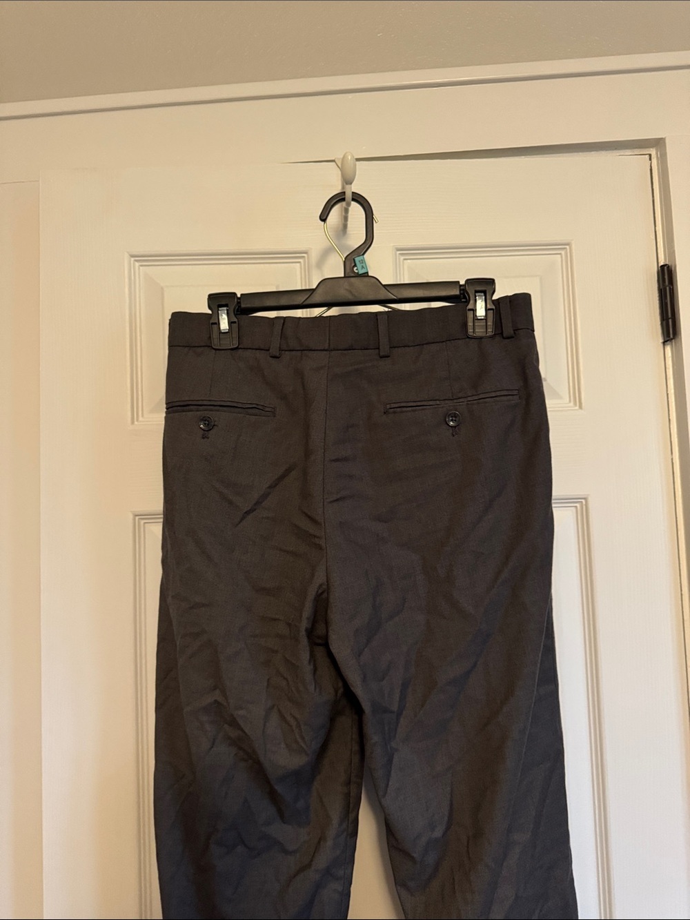 Dockers Men's Signature Performance Dark Gray Dress Pants 30x32 - Picture 13 of 15